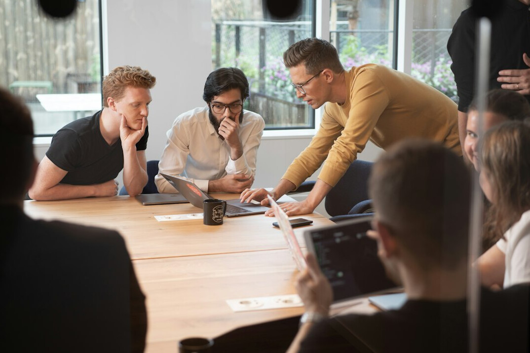 business team training session